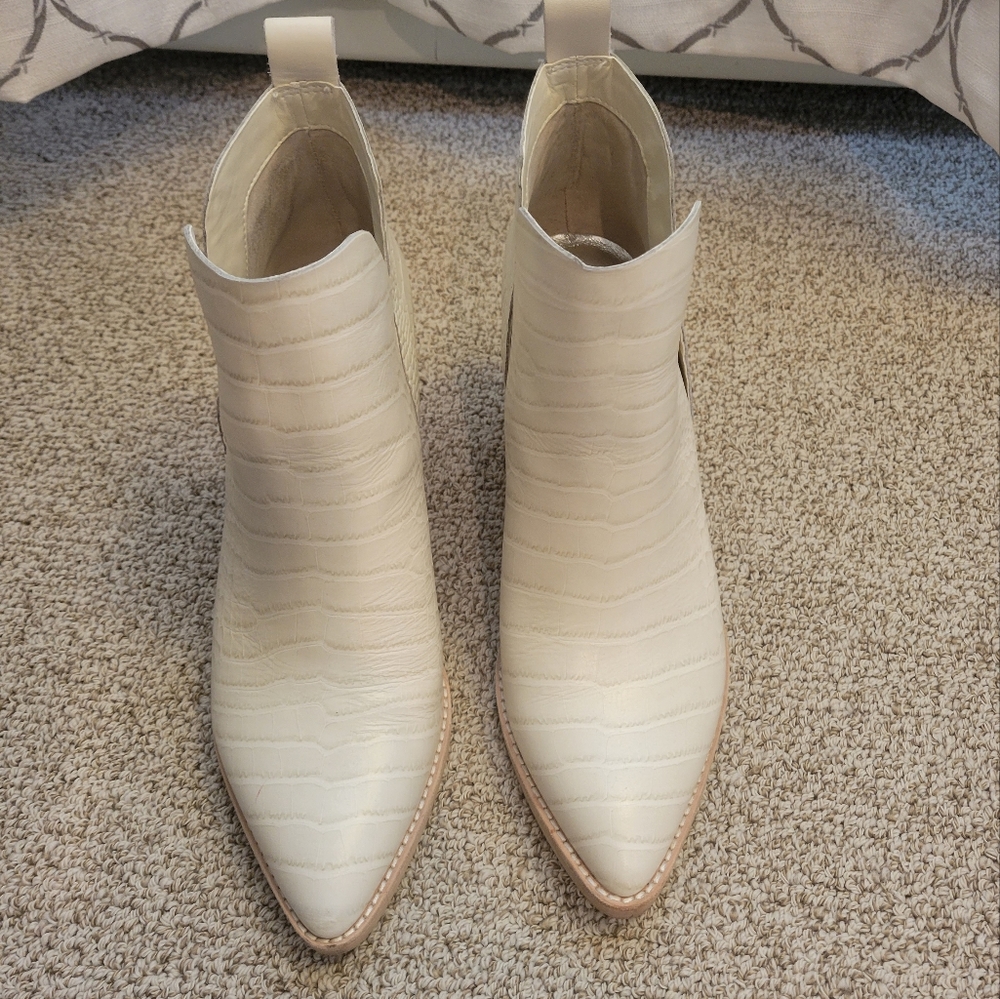 Dolce Vita White Booties